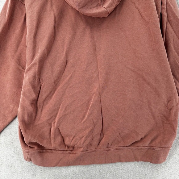 Nike Sportswear Hoodie Sweatshirt Women LG French Terry Salmon Lace-Up Oversized - Picture 6 of 12